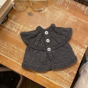 Handknit baby cardigan